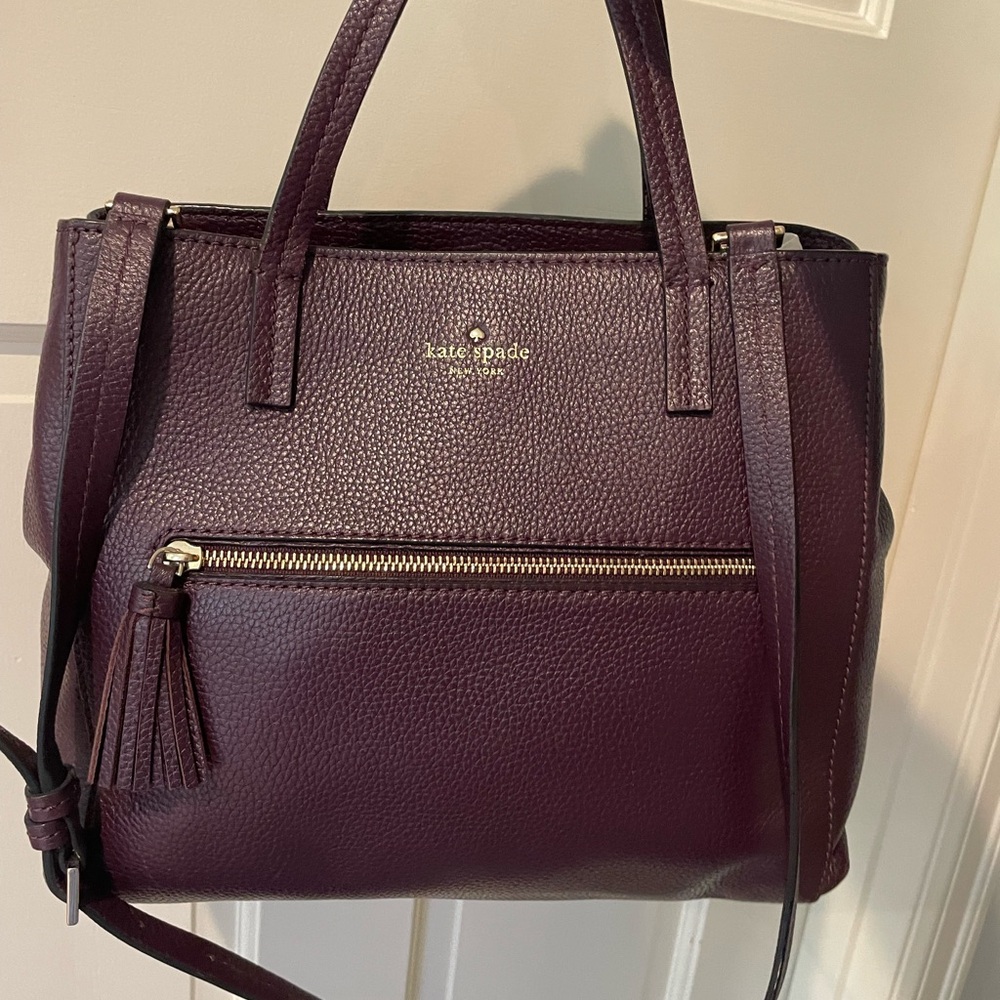 Kate Spade Plum Satchel Bag